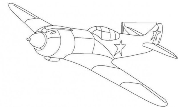 Ил 2 раскраска самолёта
