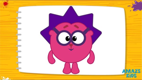 Раскраска Смешарики Ежик