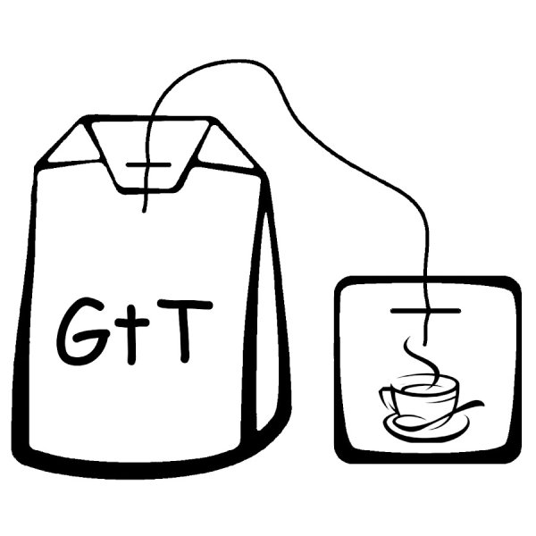 Раскраска пакетик чая