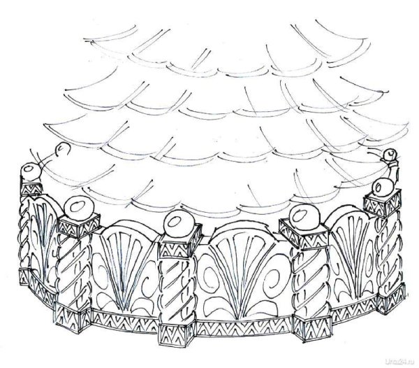Эскизы ледового городка