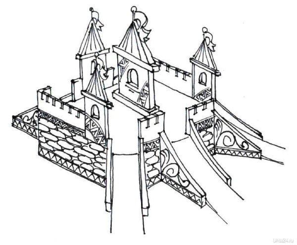 Ледяная горка на даче