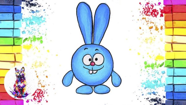 Смешарики рисунки для срисовки