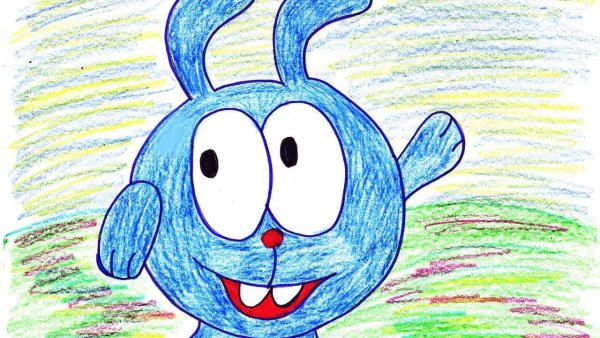 Ёжик из смешариков рисунок карандашом