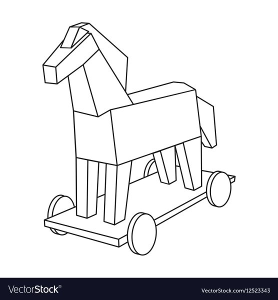 Нарисовать троянского коня