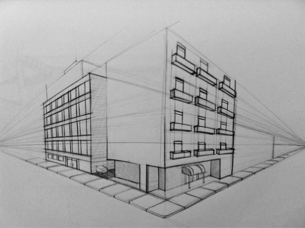 Зарисовки архитектурных деталей