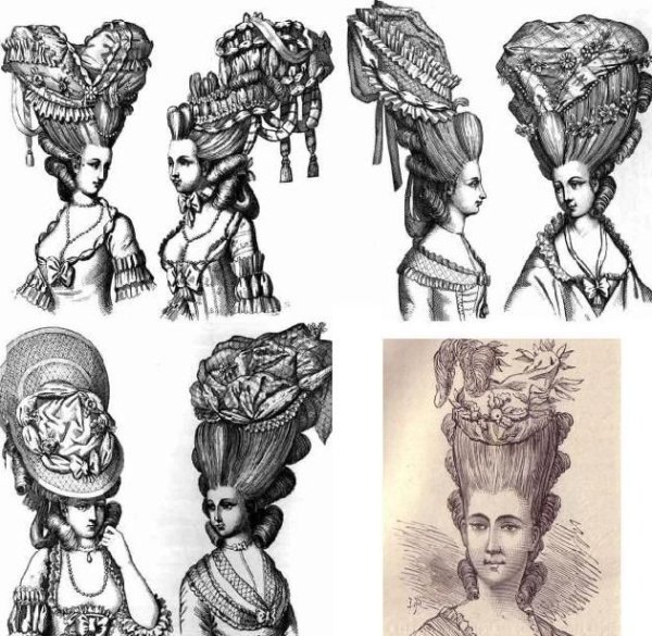 Прическа ретро стиль эскиз