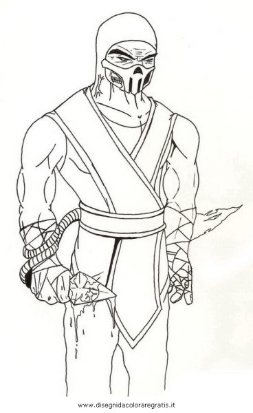 Саб Зиро мк11 раскраска