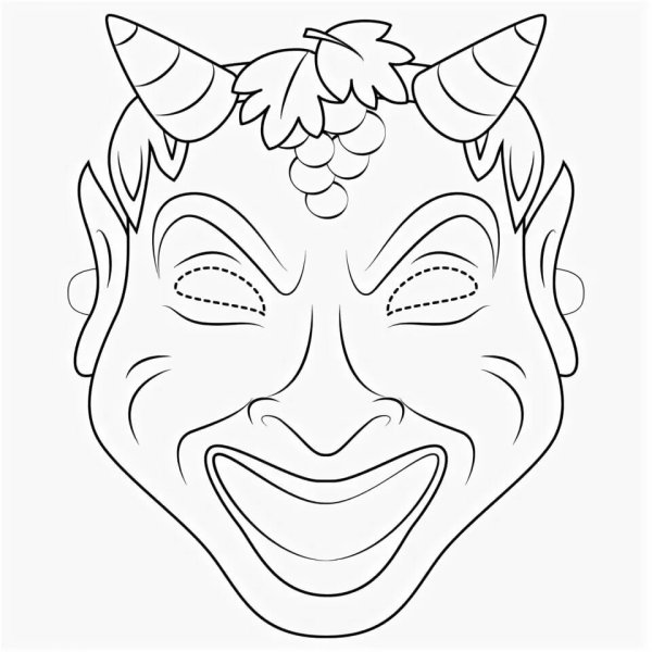 Маска раскраска