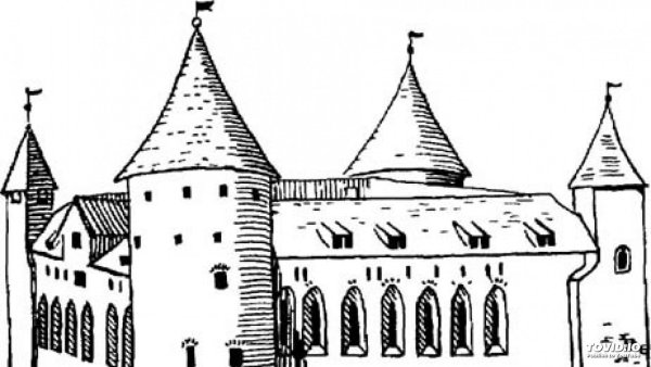 Замок карандашом