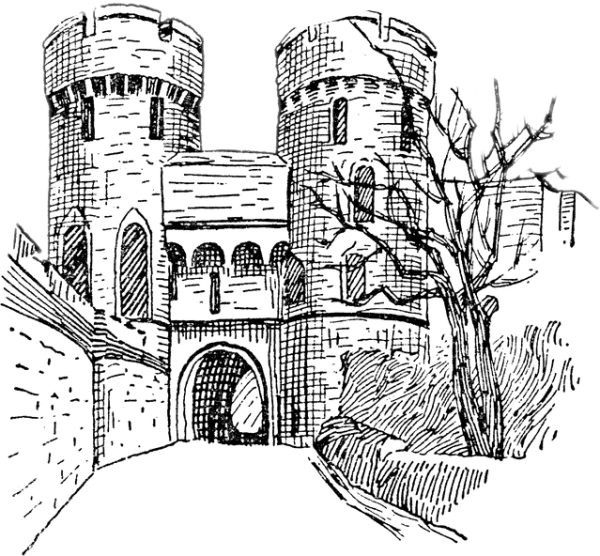 Средневековый замок феодала