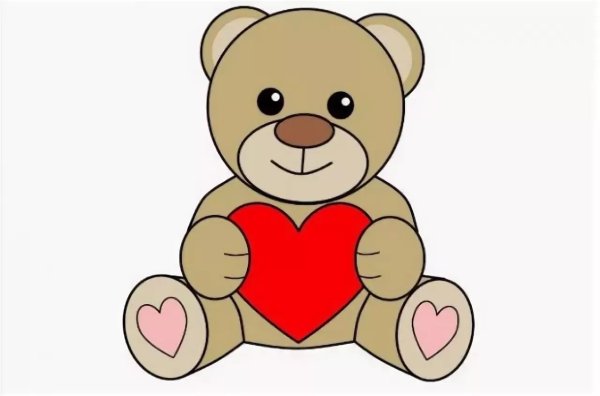 Нарисовать медвежонка поэтапно для детей