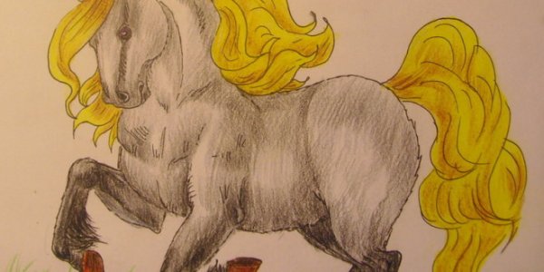 Конь Сивка бурка рисунок