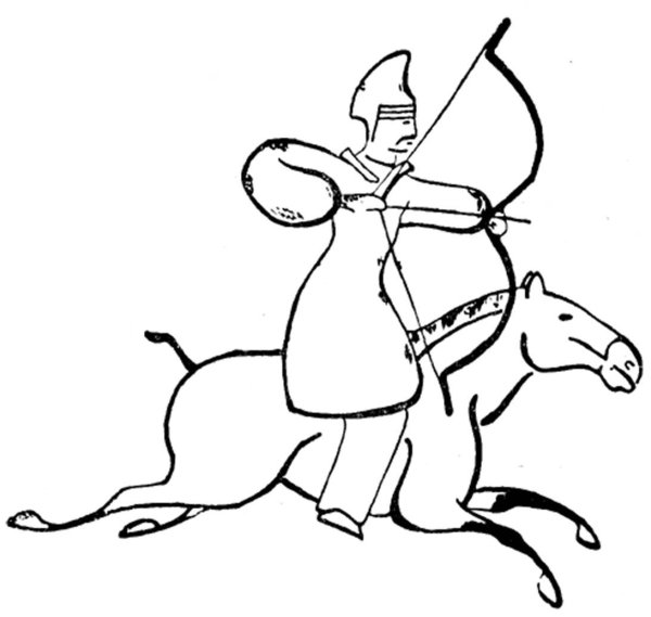 Урал батыр рисунок легкий