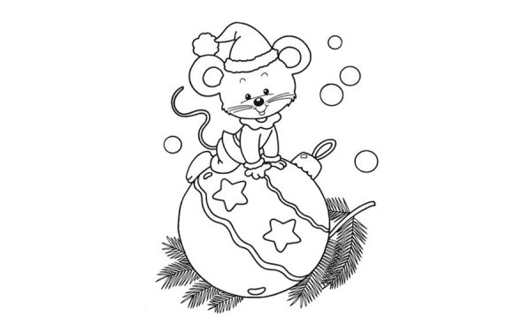 Новогодние рисунки карандашом