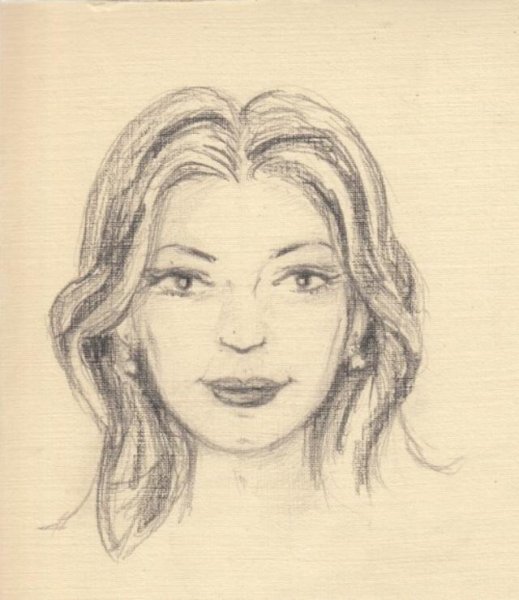 Полина Гагарина портрет карандашом