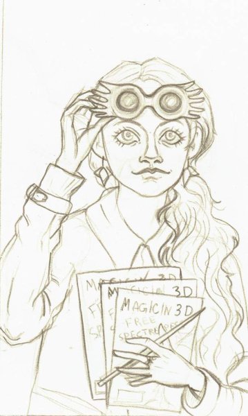 Раскраски Гарри Поттер Полумна Лавгуд