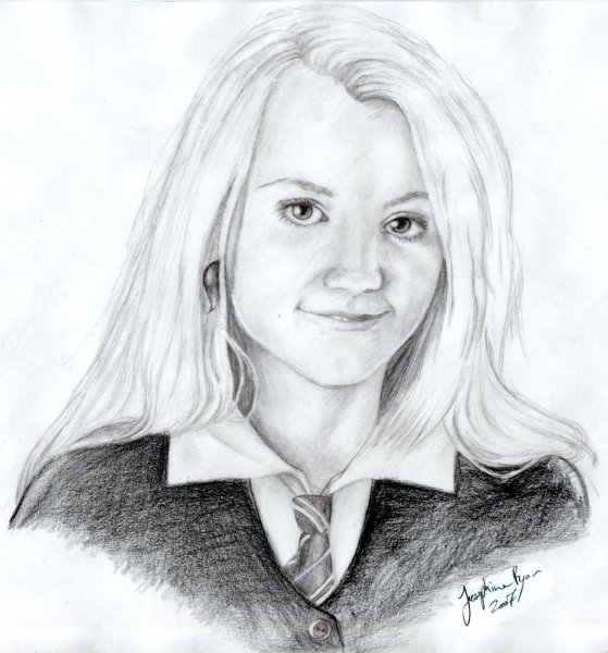 Полумна Лавгуд скетч