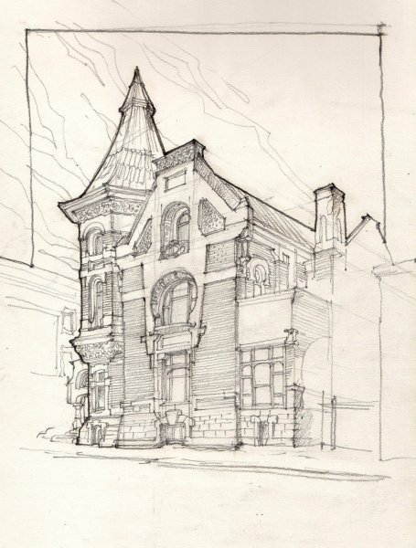 Эскизы архитектора Шехтеля