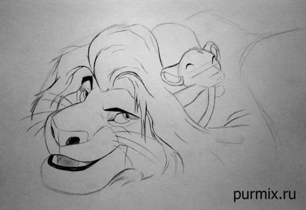 Срисовки Львов из короля Льва