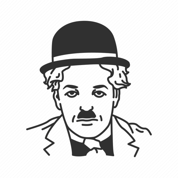 Чарли Чаплин нарисовать