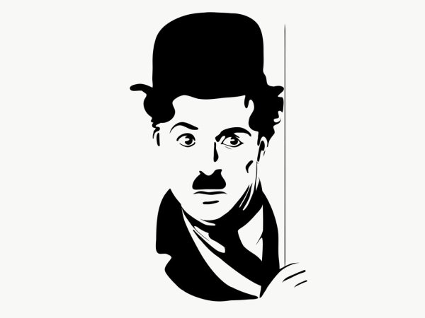 Чарли Чаплин портрет