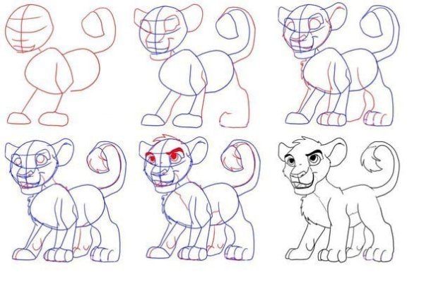 Дисней скетчи Король Лев