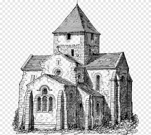 Церковь Богоматери в Студенице вид с Юго-Востока