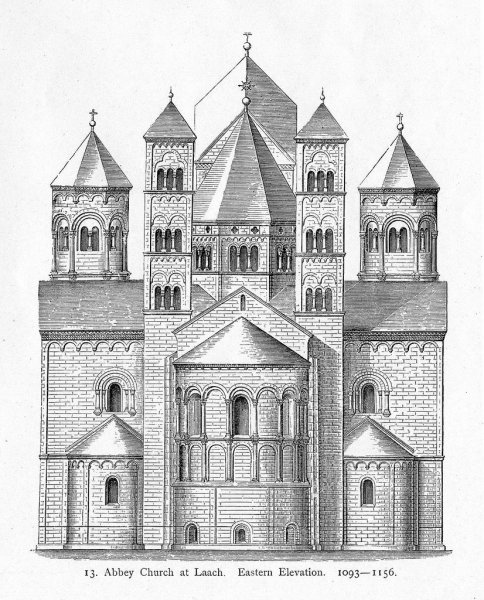 Рисунок здания в готическом стиле легко