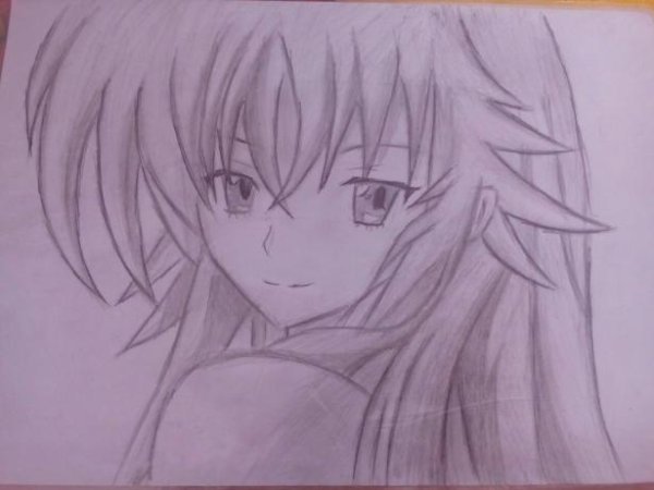 Риас Гремори рисунок карандашом