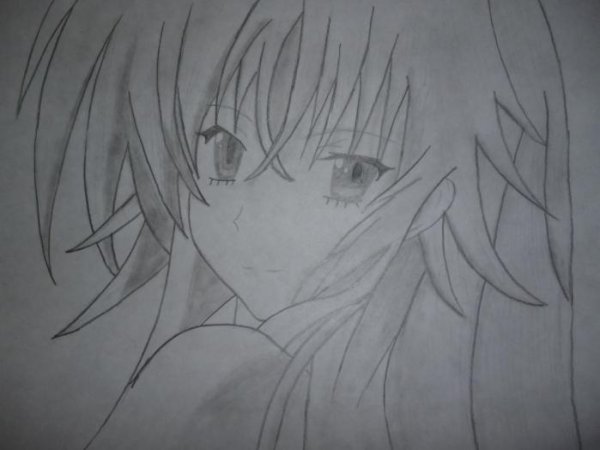 Рисунки карандашом аниме демоны старшей школы