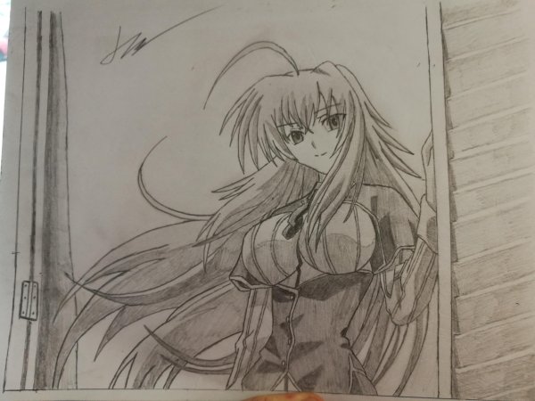 Аниме для срисовки карандашом демоны старшей школы