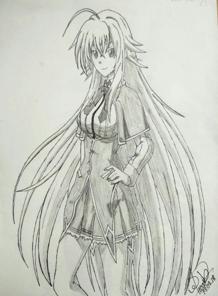 Риас Гремори черно белая