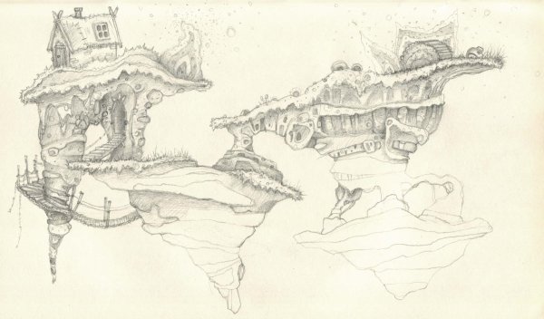 Фантастический мир карандашом