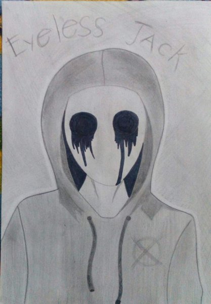 Безглазый Джек рисунки карандашом