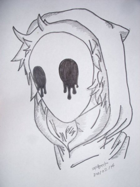 Безглазый Джек черно белый