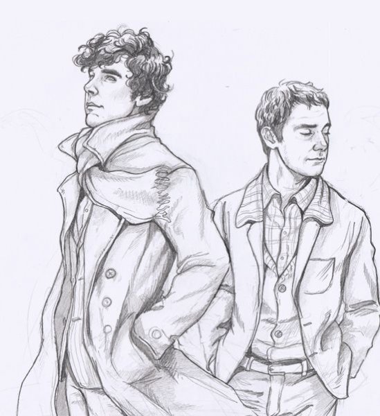 Шерлок для срисовки