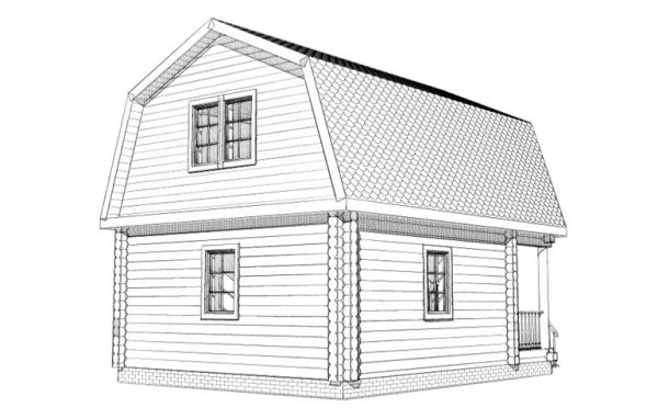 Эскиз дачного домика