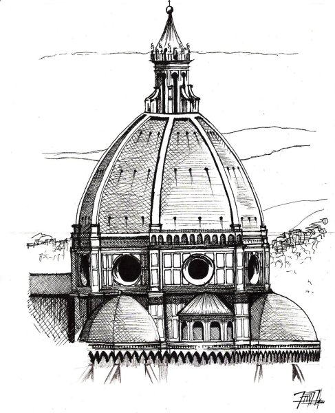 Купол Санта Мария дель Фьоре план