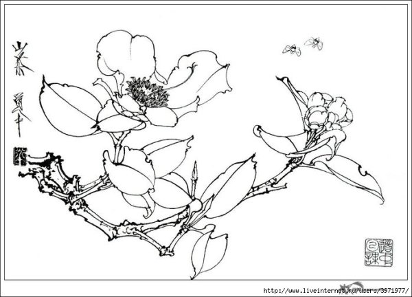 Трафареты китайской живописи