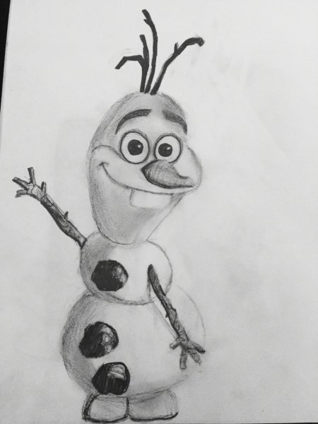 Лёгкие рисунки Олафа