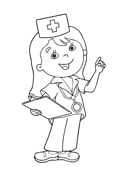 Раскраска медицина