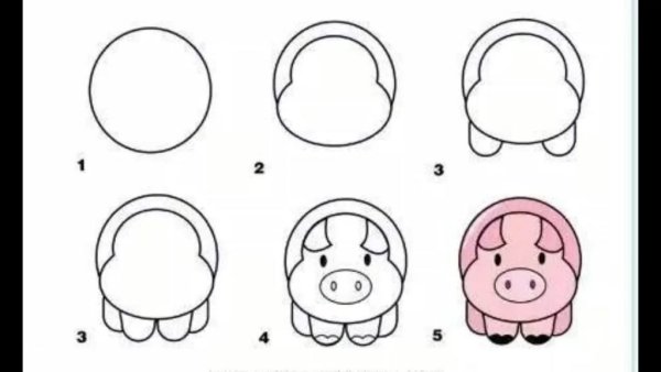 Поэтапное рисование для малышей