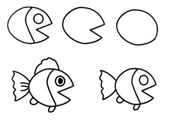 Поэтапное рисование для детей