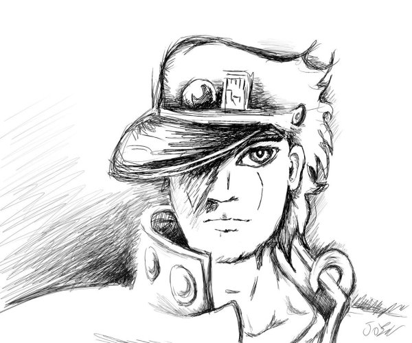 Джотаро Куджо скетч