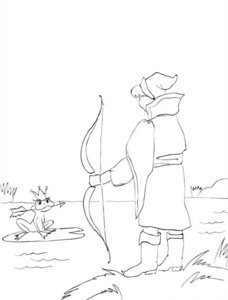 Иллюстрация к сказке Царевна лягушка 5 класс