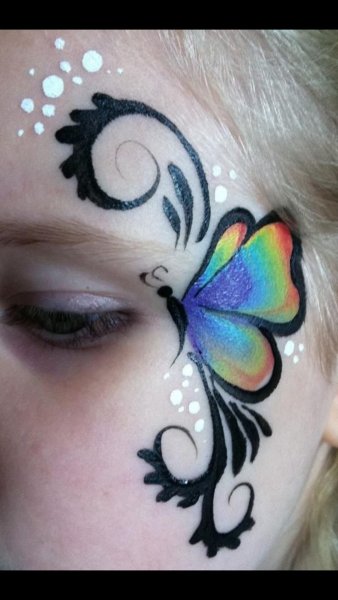 Аквагрим бабочка