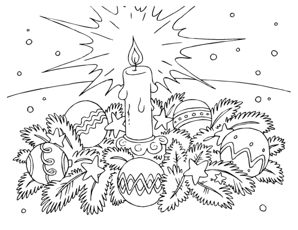 Merry Christmas раскраска