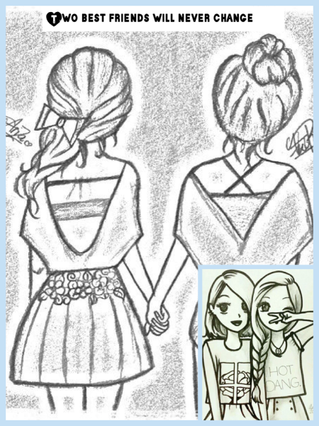 Рисунки для подруги легкие