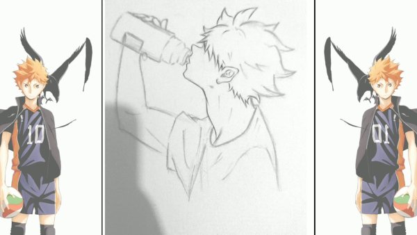 Хината шоё чëрно белый