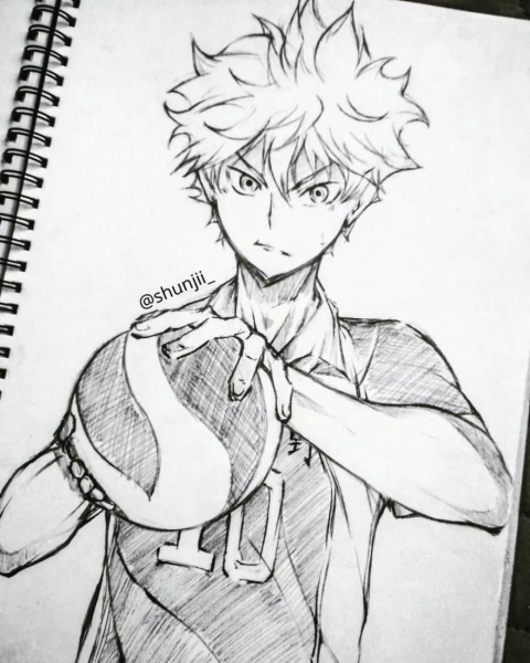 Хината шоё скетч